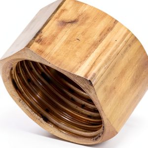 Anderson Metals 730081-06 Compression Cap, Brass, 3/8 in. - Quantity 10-0