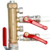 10pcs Brass Pipe Cap with 10 Rubber Gasket, Gold Hex Compression Cap Garden Hose Flare Brass Nut Plumbing Gas Line Fittings for 1/8 Inch Od Pipe Connection-4