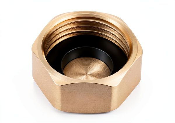 Brass Pipe Cap 4 Pcs with Rubber Gaskets by Tweruna 3/4 Inch-1