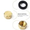 Compression Cap Nextpal 12 Pack 3/8 Inch Red Brass Seal for Water Line-4