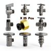 Brass 3/8" Compression Cap Fitting Pack of 25 Partner Machinery-3