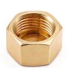 3/8 Inch Brass Compression Caps Uenede 12 Pack Hex Shut Off Fittings-2