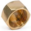 Hooshing 3/8 Inch Brass Compression Cap 20PCS Anti Corrosion Fittings-4