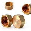 3/8 Inch Brass Compression Cap 100 Pack - Eorbow Golf Color Cap-2