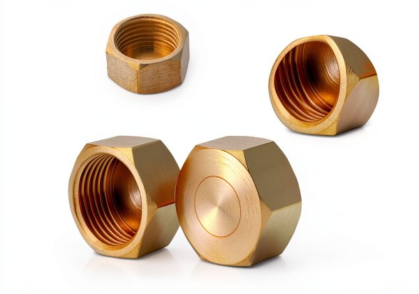 3/8 Inch Brass Compression Cap 100 Pack - Eorbow Golf Color Cap-2