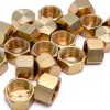 Hooshing 3/8 Inch Brass Compression Cap 20PCS Anti Corrosion Fittings-0
