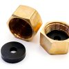 Brass 3/8" Compression Cap Fitting Pack of 25 Partner Machinery-1