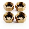 Compression Cap Nextpal 12 Pack 3/8 Inch Red Brass Seal for Water Line-0