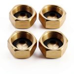 Compression Cap Nextpal 12 Pack 3/8 Inch Red Brass Seal for Water Line-0