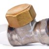 1/2 Inch Brass Blanking Caps Juxiamal Hex Nut with Gasket 2 Pack-5