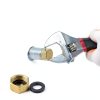 1/2 Inch Brass Blanking Caps Juxiamal Hex Nut with Gasket 2 Pack-3
