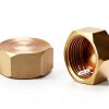 3/8 Inch Brass Compression Cap 100 Pack - Eorbow Golf Color Cap-1