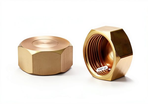 3/8 Inch Brass Compression Cap 100 Pack - Eorbow Golf Color Cap-1