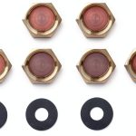 3/8 Inch NPT Brass Pipe Caps with Silicone Gaskets – Gosknor Set-0