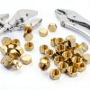 3/8 Inch Brass Compression Cap 100 Pack - Eorbow Golf Color Cap-4