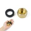 Compression Cap Nextpal 12 Pack 3/8 Inch Red Brass Seal for Water Line-3