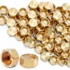 3/8 Inch Brass Compression Cap 100 Pack - Eorbow Golf Color Cap-0